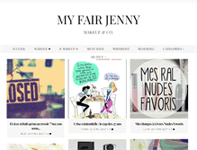 Tablet Screenshot of myfairjenny.com